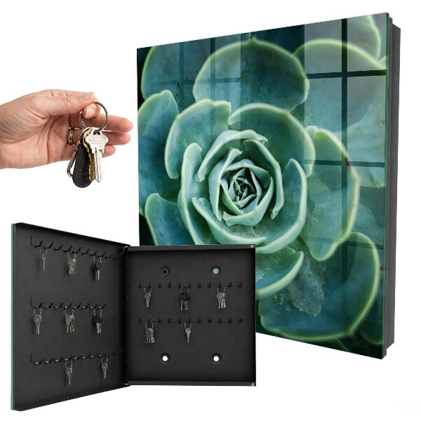 Key storage box Green rosette