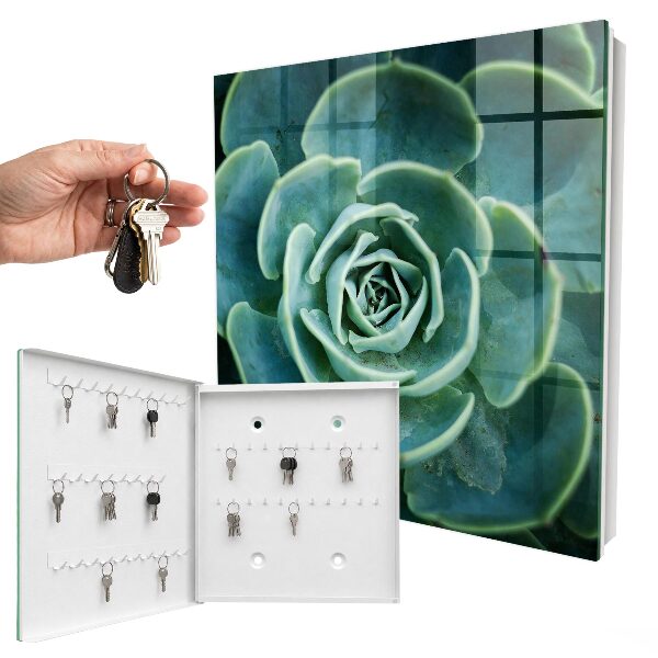 Key storage box Green rosette