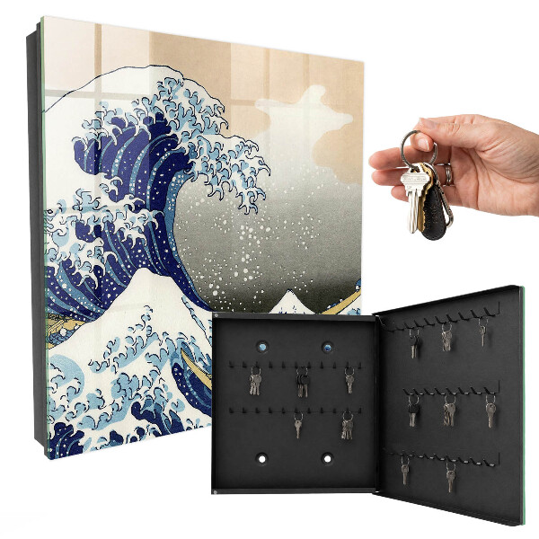 Key cabinet for wall Big wave