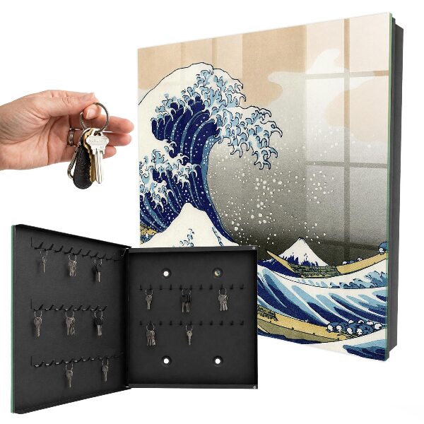 Key cabinet for wall Big wave