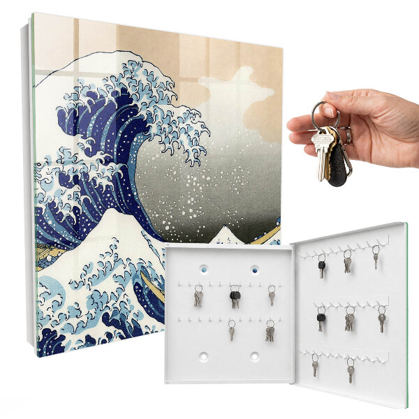Key cabinet for wall Big wave