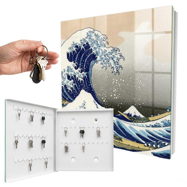 Key cabinet for wall Big wave