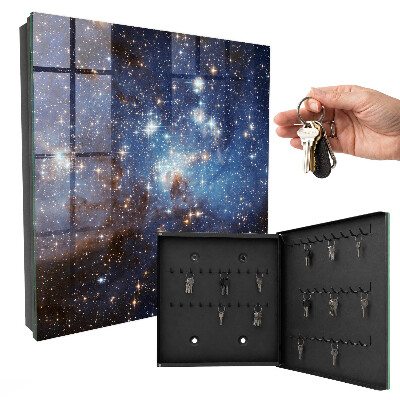 Key cabinet for wall Outer space