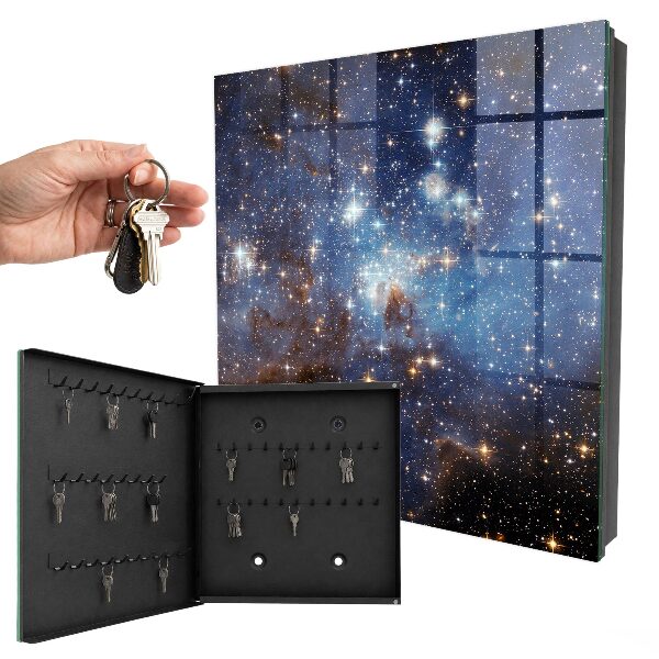 Key cabinet for wall Outer space