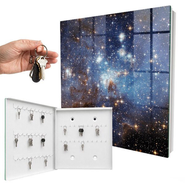 Key cabinet for wall Outer space