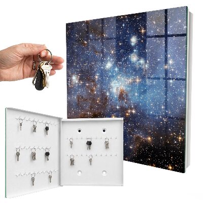 Key cabinet for wall Outer space