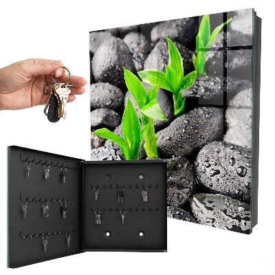 Key cabinet for wall Green nature