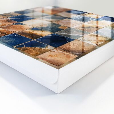 Key storage box Marble mosaic