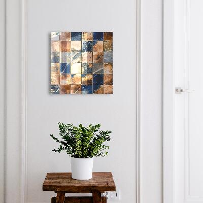 Key storage box Marble mosaic