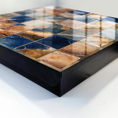 Key storage box Marble mosaic