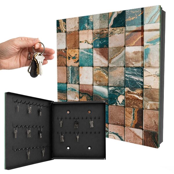 Key cabinet for wall Mosaic of tones