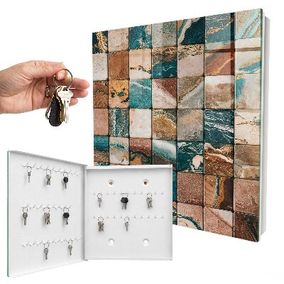Key cabinet for wall Mosaic of tones