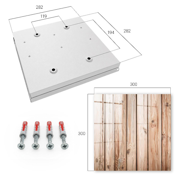 Key box Wooden boards