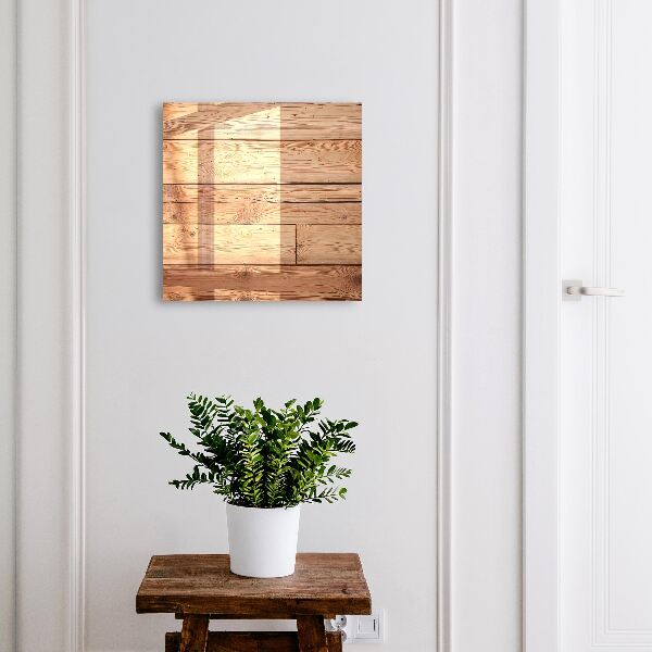 Key storage box Wooden boards