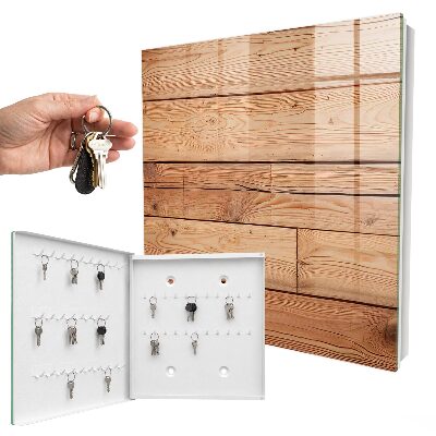 Key storage box Wooden boards