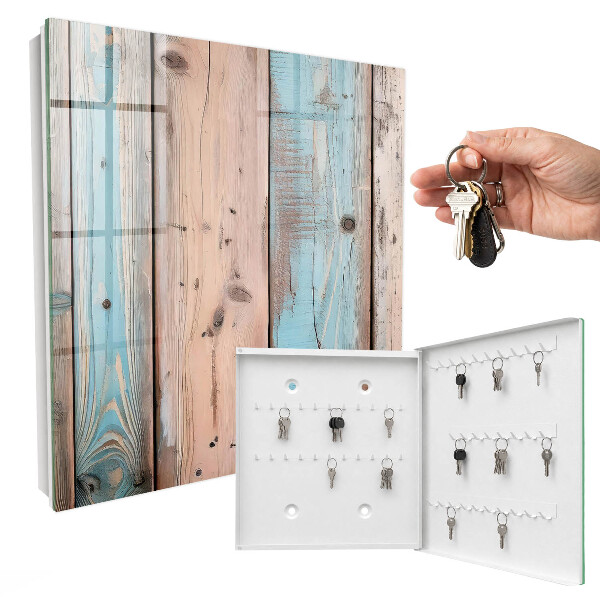 Key box Pastel wood
