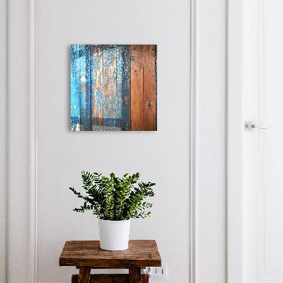 Key storage box Wooden texture