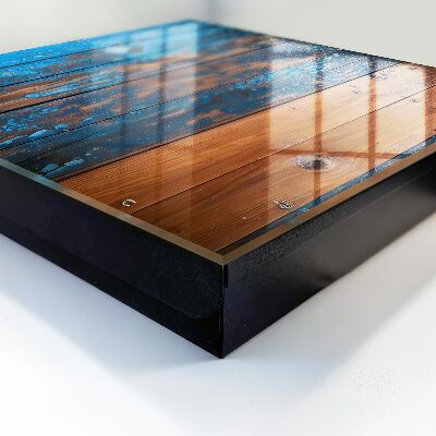 Key storage box Wooden texture