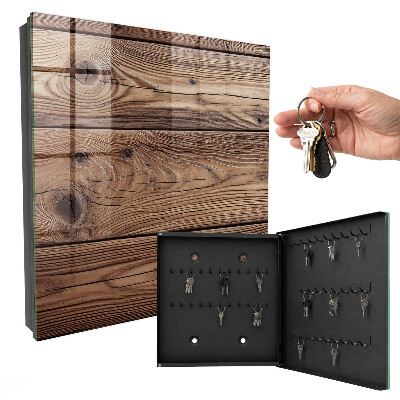 Key cabinet for wall Wooden pattern