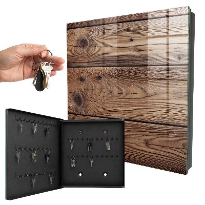 Key cabinet for wall Wooden pattern