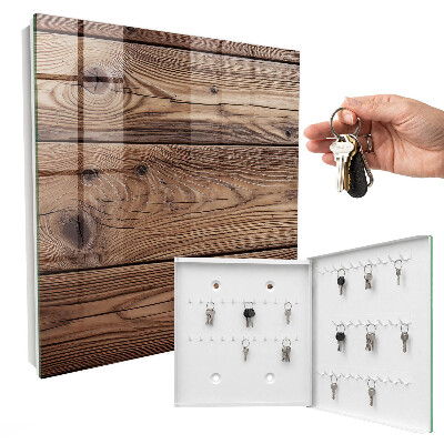 Key cabinet for wall Wooden pattern