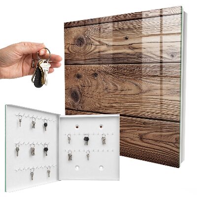 Key cabinet for wall Wooden pattern