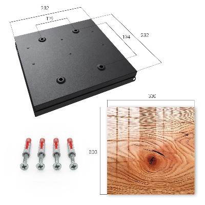 Key storage box Wooden structure