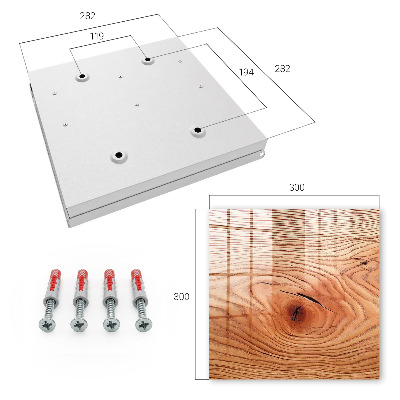 Key storage box Wooden structure