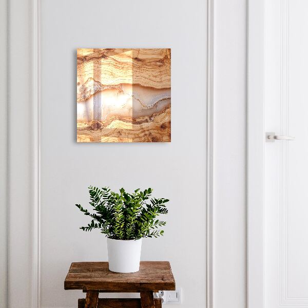 Key cabinet for wall Wooden pattern