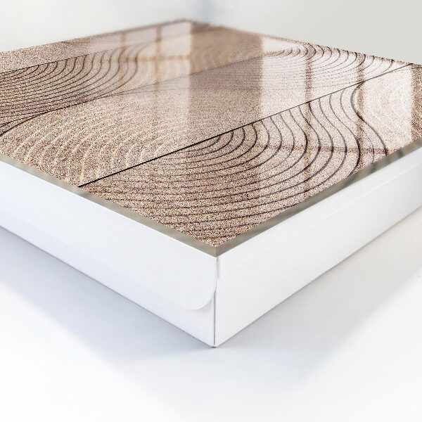 Key cabinet for wall Textured waves