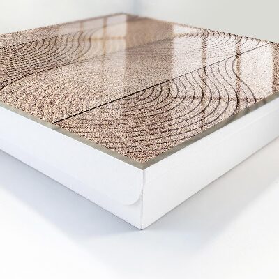 Key cabinet for wall Textured waves