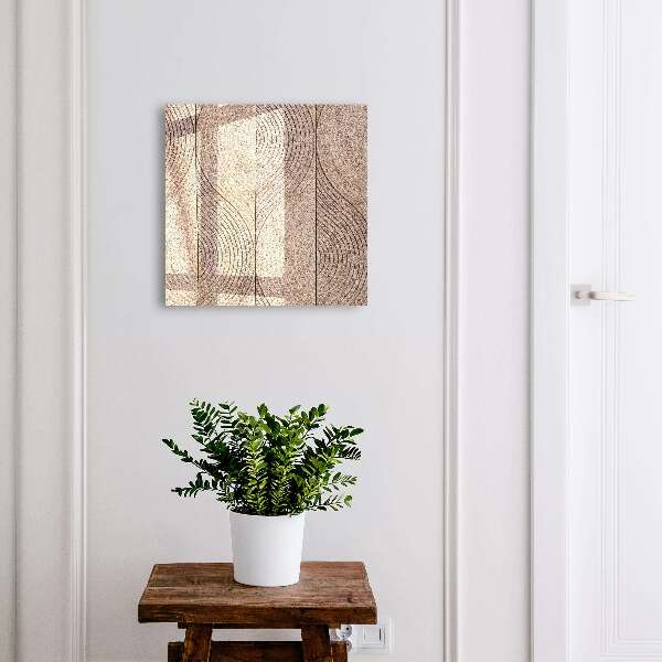 Key cabinet for wall Textured waves