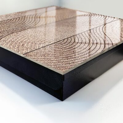 Key cabinet for wall Textured waves