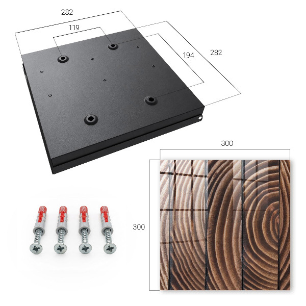 Key box Wood wool