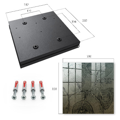 Key storage box Wooden structure