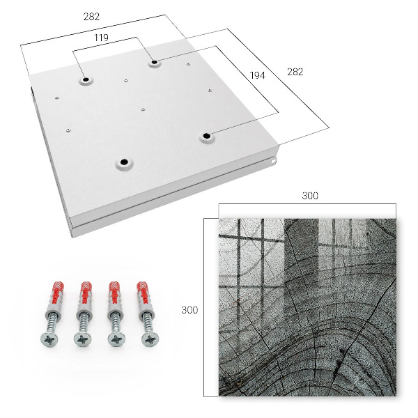 Key cabinet for wall Flight stairs
