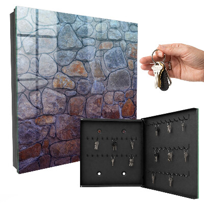 Key storage box Stone texture