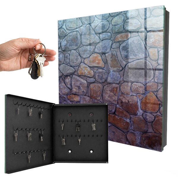 Key storage box Stone texture