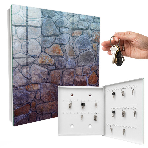 Key storage box Stone texture
