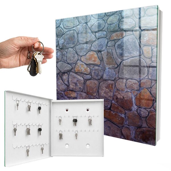 Key storage box Stone texture