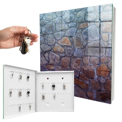 Key storage box Stone texture