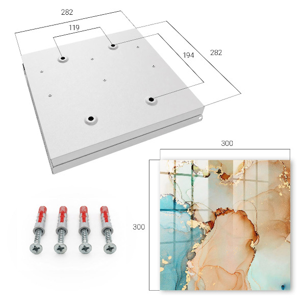 Key storage box Abstract elegance