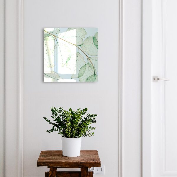 Key storage box Green leaves