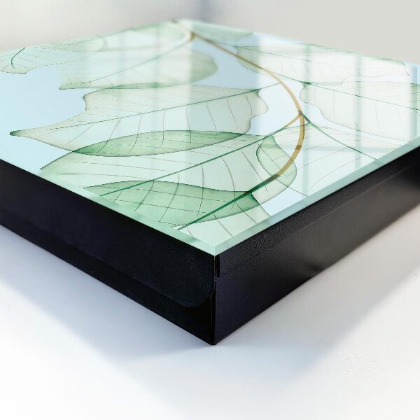 Key storage box Green leaves