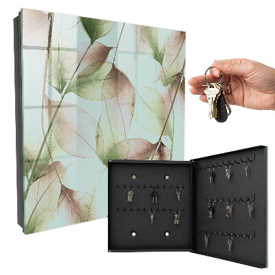 Key cabinet for wall Leaves of nature
