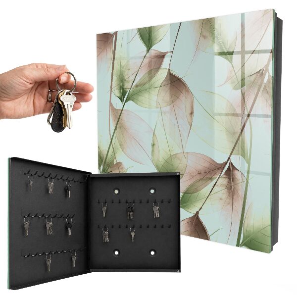Key cabinet for wall Leaves of nature