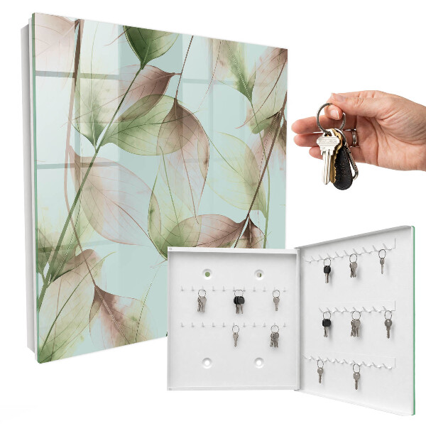 Key cabinet for wall Leaves of nature