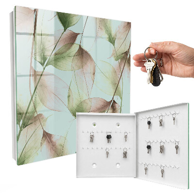Key cabinet for wall Leaves of nature