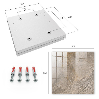Key cabinet for wall Natural structure