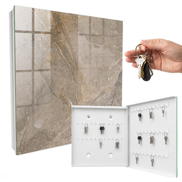 Key cabinet for wall Natural structure